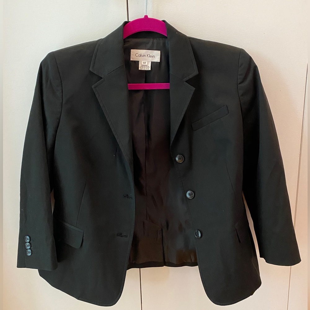 Calvin Klein Classic Lightweight Black Blazer